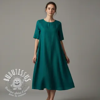 Lin lavé 170 g petrol