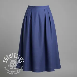 Lin lavé sapphire blue
