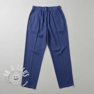Lin lavé sapphire blue