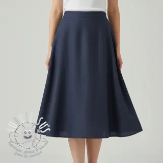 Lin lavé 170 g navy