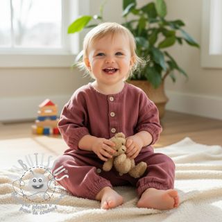 Lin lavé dark blush