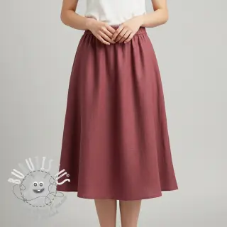 Lin lavé dark blush