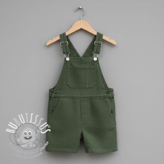 Lin lavé forest green