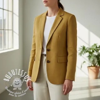 Lin lavé ochre