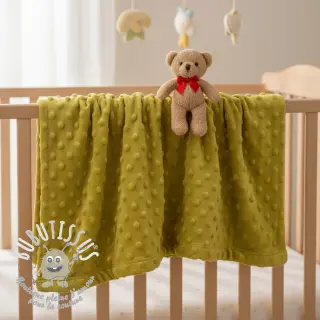 Minky light green