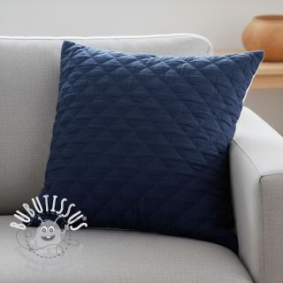 Tissu double gaze/mousseline QUILT navy