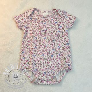 Tissu double gaze/mousseline Flower Michaela off white digital print