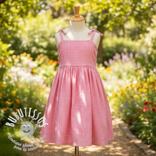 Tissu double gaze/mousseline Vintage pink