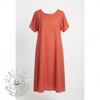 Tissu double gaze/mousseline Vintage red