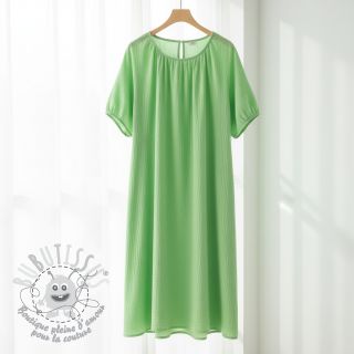 Tissu double gaze/mousseline light lime