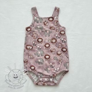 Tissu double gaze/mousseline Safari buddys design A digital print