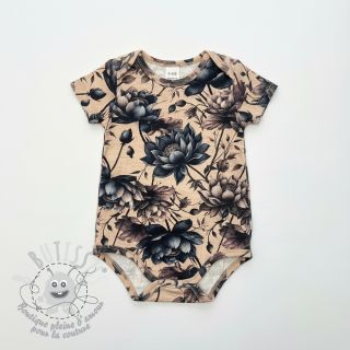 Tissu double gaze/mousseline Dreamy flowers design B digital print