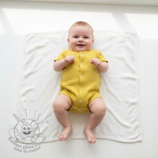 Tissu double gaze/mousseline banana ORGANIC