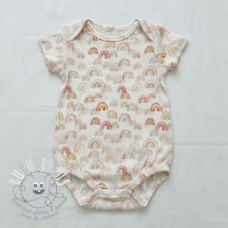 Tissu double gaze/mousseline Magic rainbows digital print