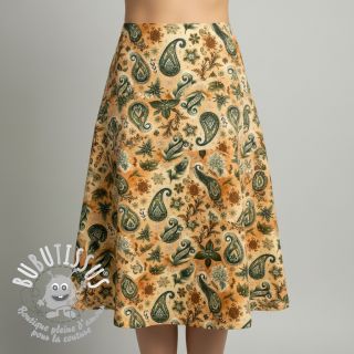 Tissu double gaze/mousseline Floraly mix design E digital print