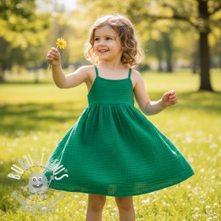 Tissu double gaze/mousseline hunter green