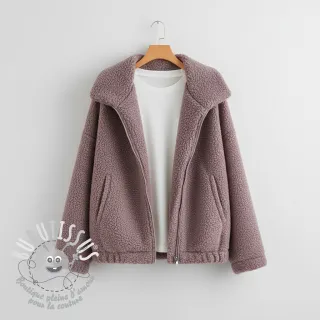 Fleece TEDDY DOUBLE SIDED blush