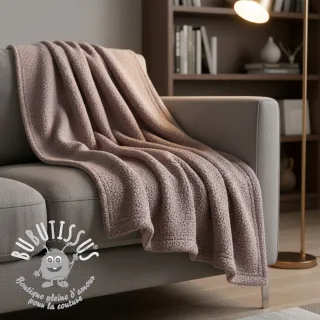 Fleece TEDDY DOUBLE SIDED blush