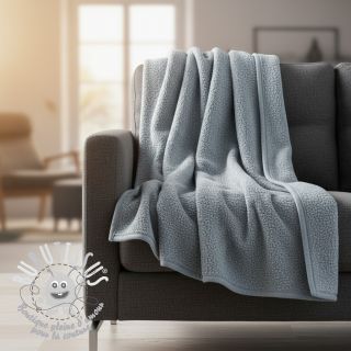 Fleece TEDDY DOUBLE SIDED pale turquoise