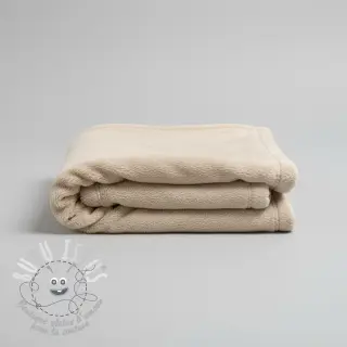Micro-molleton beige