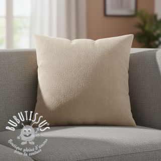 Micro-molleton beige