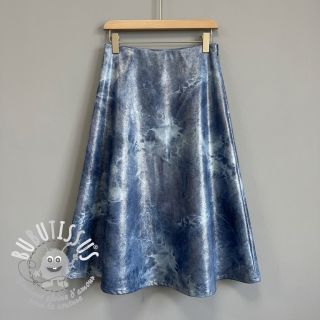 JEANS FOIL TIE DYE blue