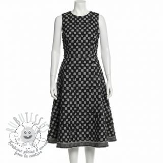 JEANS Check Jacquard BLACK