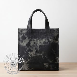 JEANS TIE DYE black