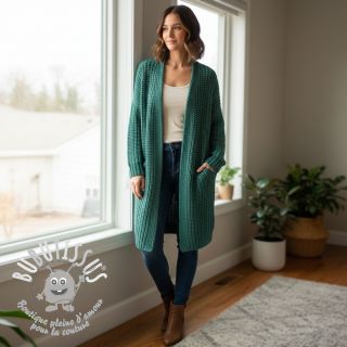 Tissu tricot BIG KNIT ocean green