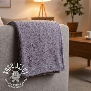 Tissu tricot Paris bouclé lilac