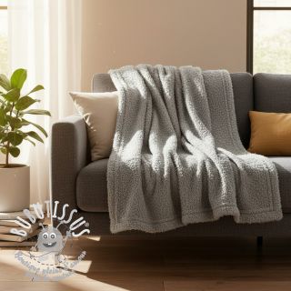 Tissu tricot Paris bouclé dusty mint