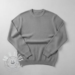 Tissu tricot BABY KNIT light grey