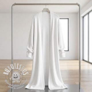 Tissu tricot BABY KNIT white