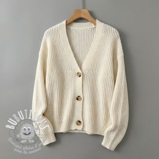 Tissu tricot BABY KNIT off white