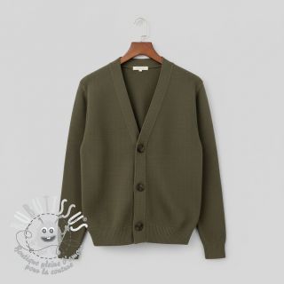 Tissu tricot BABY KNIT camo green