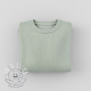 Tissu tricot BABY KNIT mint