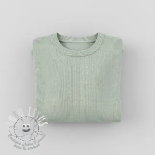 Tissu tricot BABY KNIT mint
