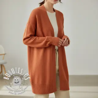 Tissu tricot BABY KNIT rust
