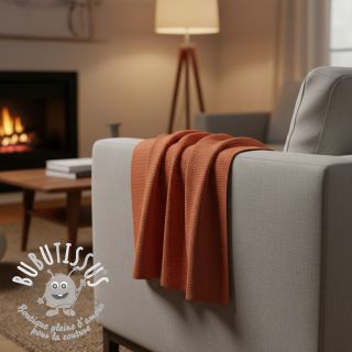 Tissu tricot BABY KNIT rust