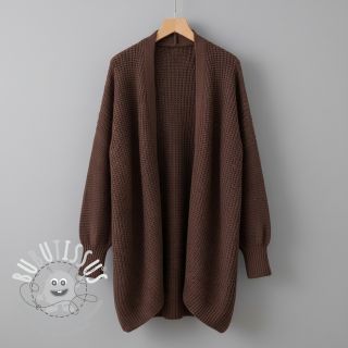 Tissu tricot BIG KNIT dark brown