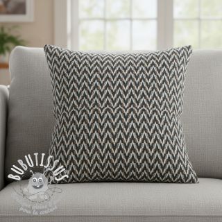 Tissu maille tricot jacquard Comfilia Arrows grey