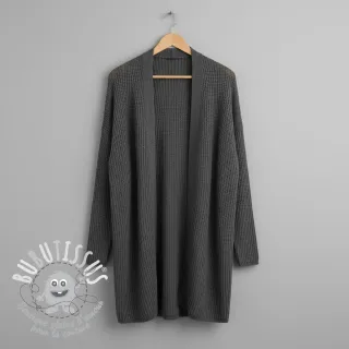 Tissu tricot BIG KNIT dark grey