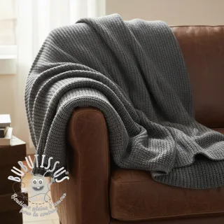 Tissu tricot BIG KNIT dark grey