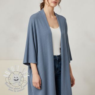 Tissu tricot BIG KNIT blue