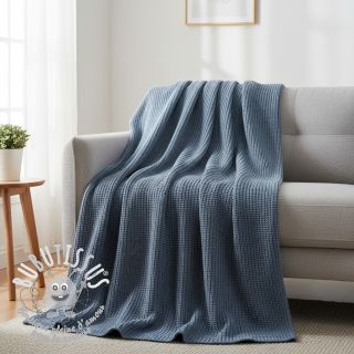 Tissu tricot BIG KNIT blue