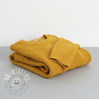 Tissu tricot BIG KNIT yellow