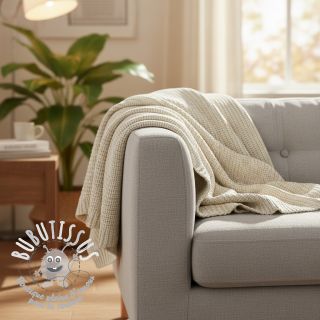 Tissu tricot BIG KNIT cream