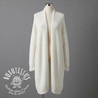 Tissu tricot BIG KNIT off white