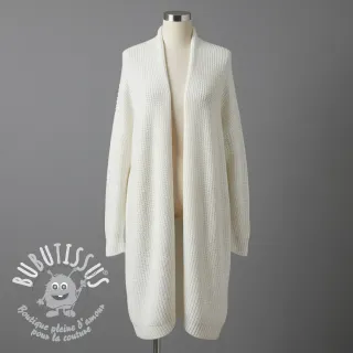 Tissu tricot BIG KNIT off white