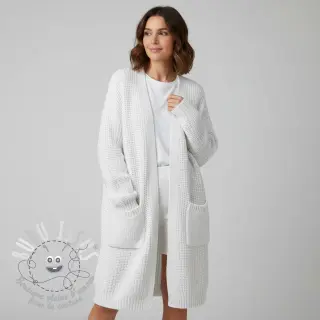 Tissu tricot BIG KNIT white